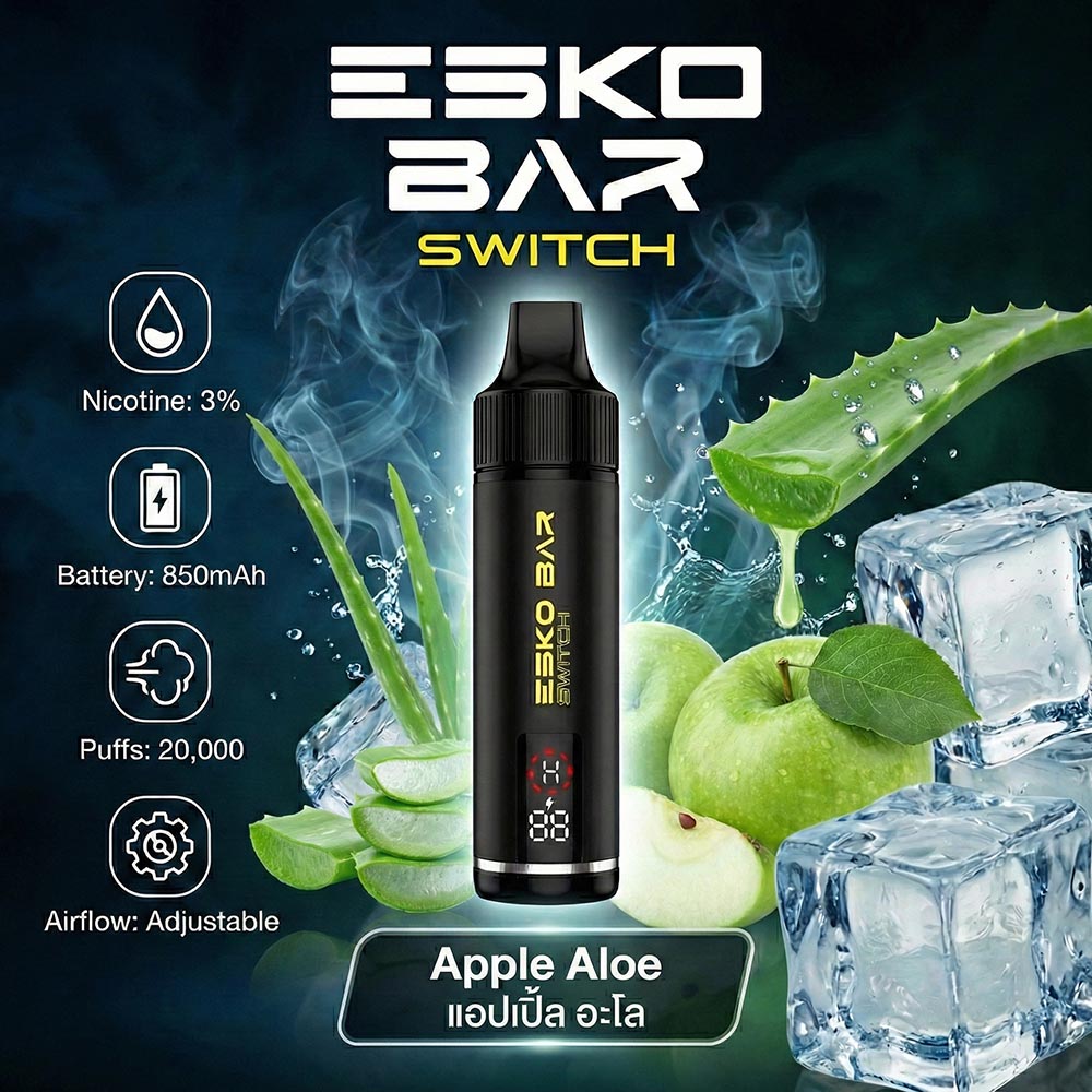 ESKOBAR Switch 20K Apple Aloe — แอปเปิ้ลอะโล