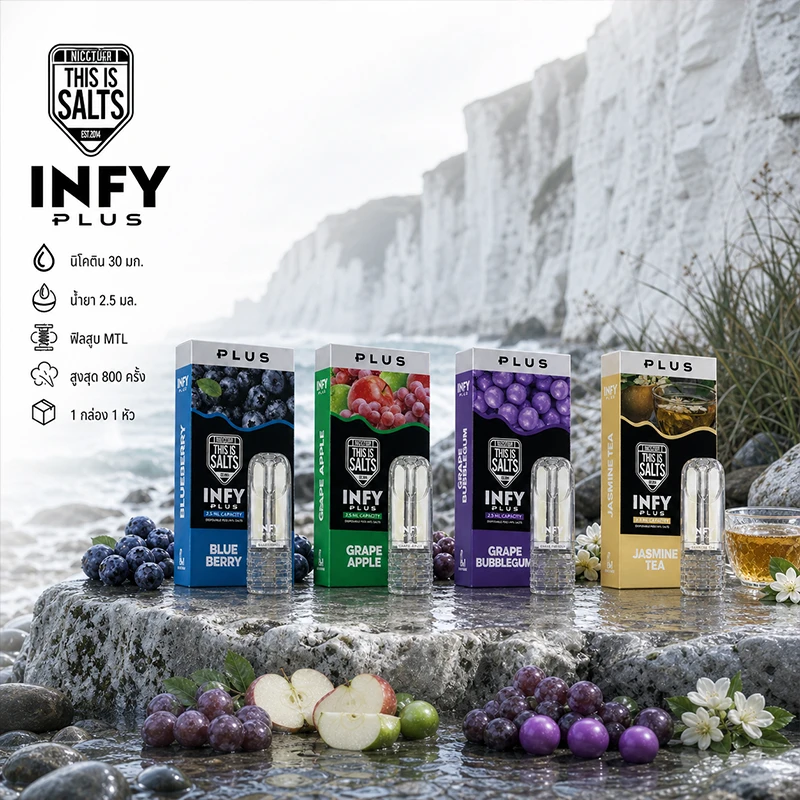 หัวพอต INFY Plus Cartridge 2.5ml หน้าปก