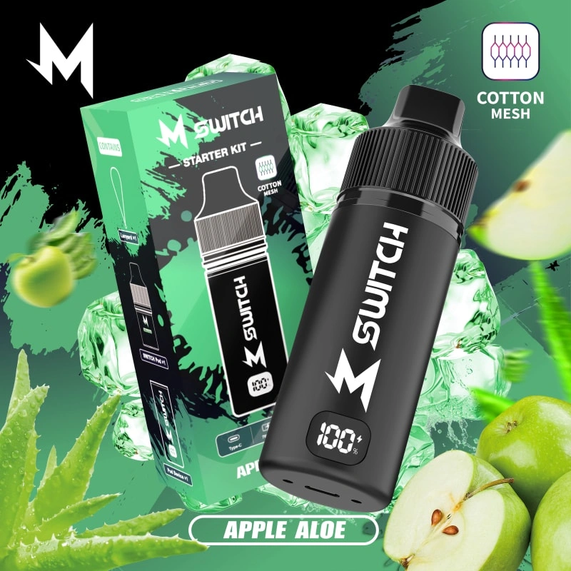 M Switch 15K Starter Kit กลิ่น Apple Aloe แอปเปิ้ลว่านหางจระเข้