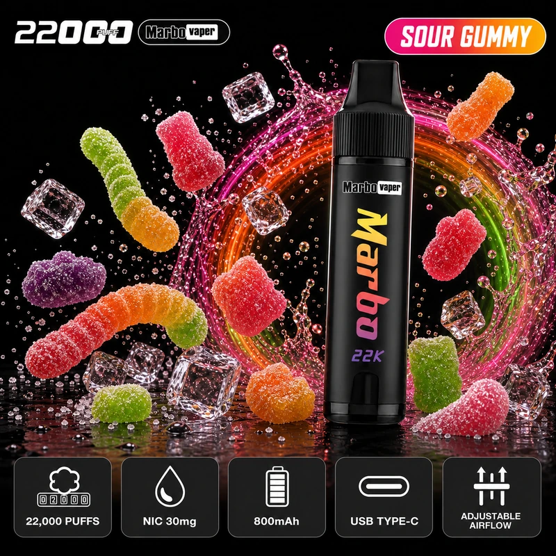 Marbo Vaper 22K Sour Gummy - เยลลี่เปรี้ยว