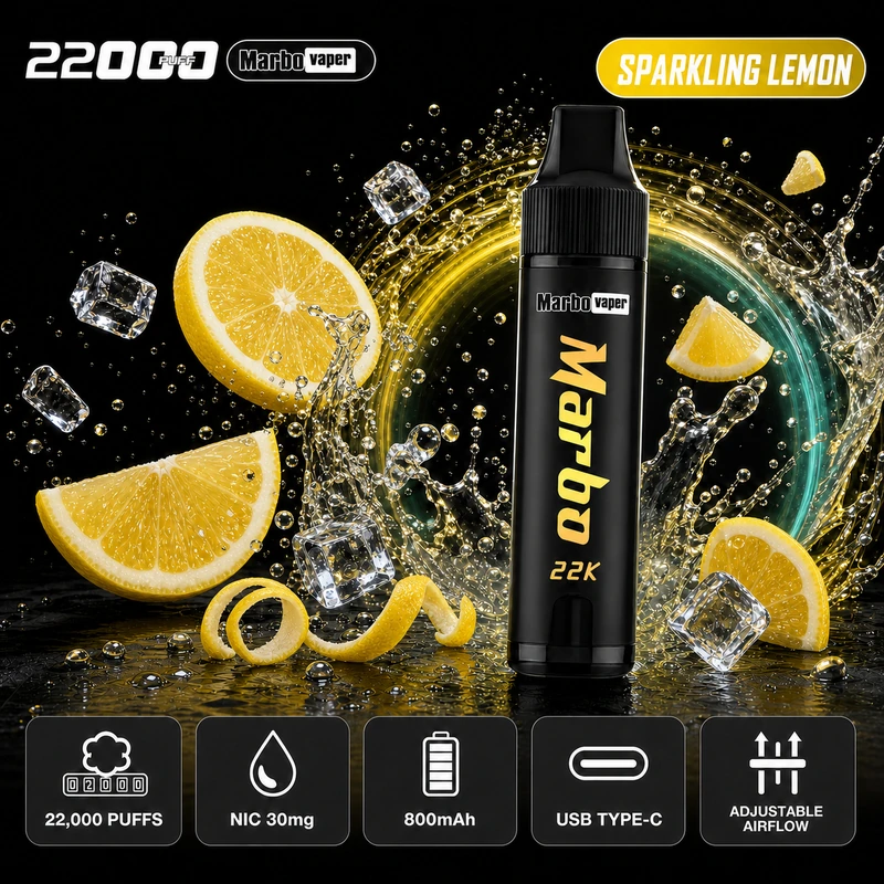 Marbo Vaper 22K Sparkling Lemon - น้ำแร่มะนาว