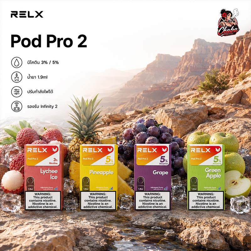 RELX Pro 2 Pod Juice 1.9ml หน้าปกสินค้า