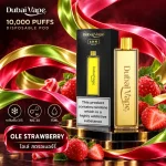 Dubai Vape 10000 Puffs กลิ่น Ole Strawberry - สตรอว์เบอร์รี่โอเล่
