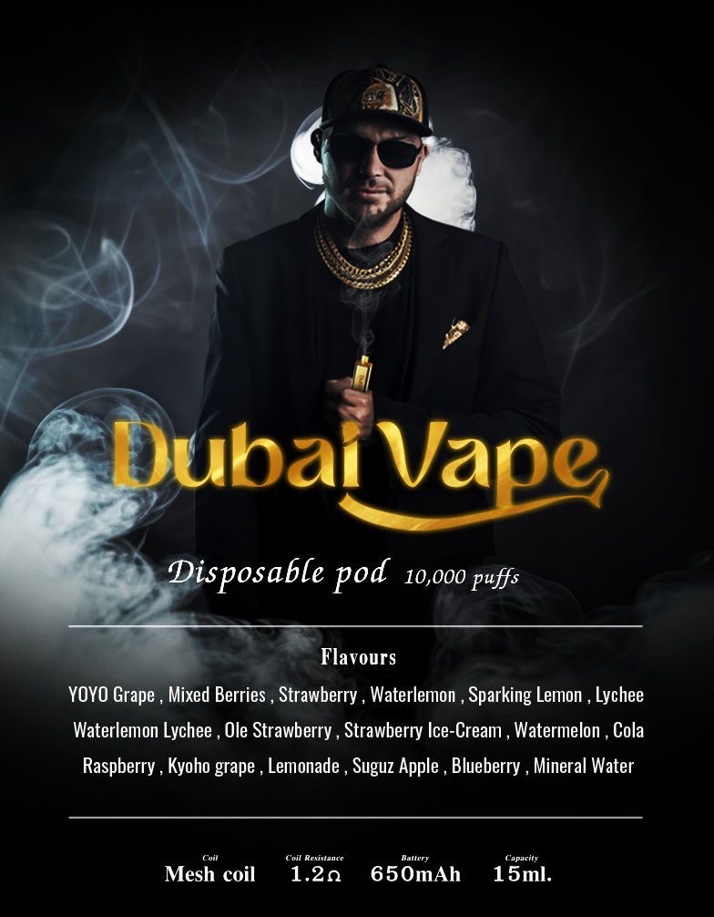 Dubai Vape 10000 Puffs ภาพข้อมูลสินค้า 1