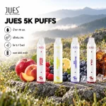JUES 5000 Puffs พอตใช้แล้วทิ้ง หน้าปก