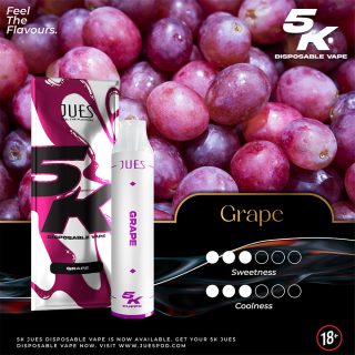 JUES 5000 Puffs กลิ่น Grape - องุ่น