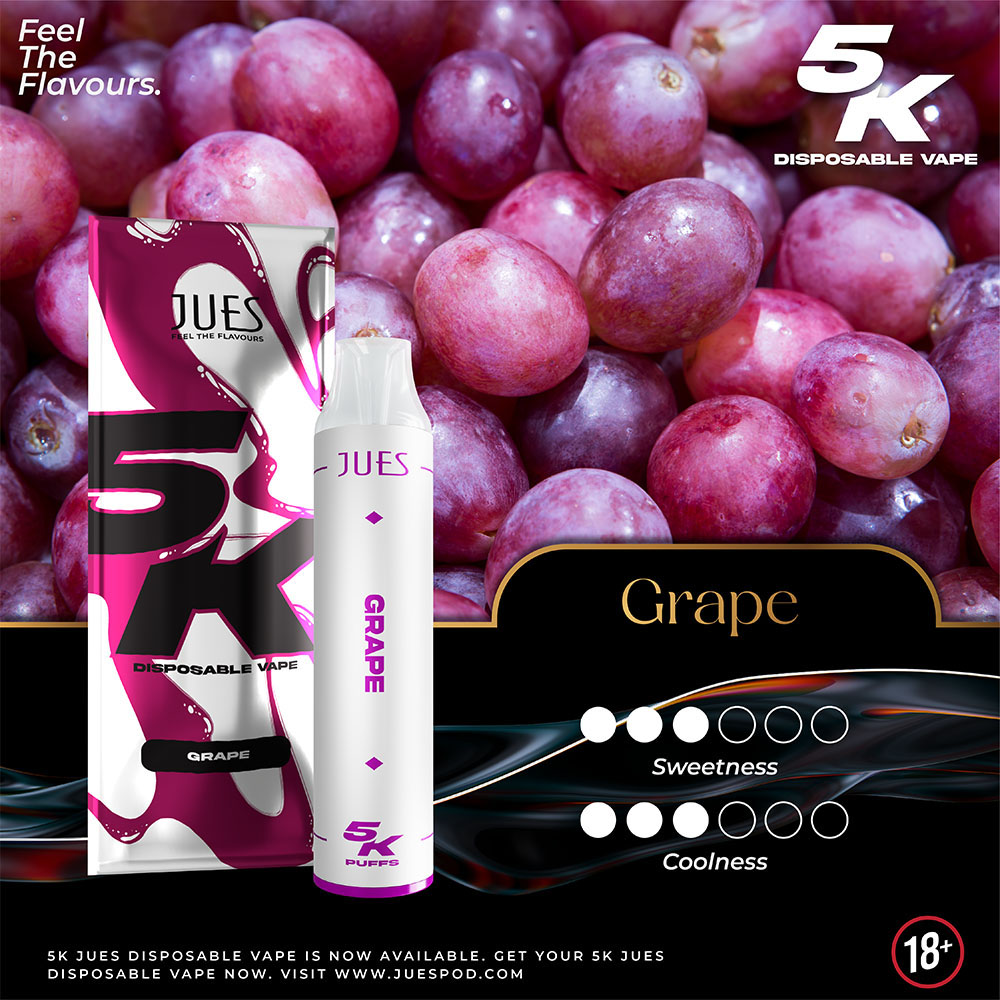 JUES 5000 Puffs กลิ่น Grape - องุ่น