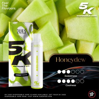 JUES 5000 Puffs กลิ่น Honeydew - เมล่อน