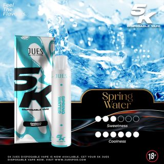 JUES 5000 Puffs กลิ่น Spring Water - น้ำแร่