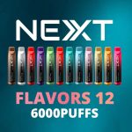 NEXT 6000 Puffs ดีไซน์เครื่อง
