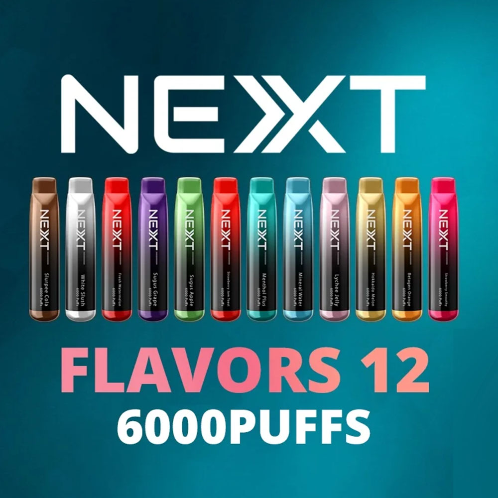 NEXT 6000 Puffs ดีไซน์เครื่อง