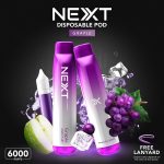 NEXT 6000 Puffs Graple องุ่นยาว