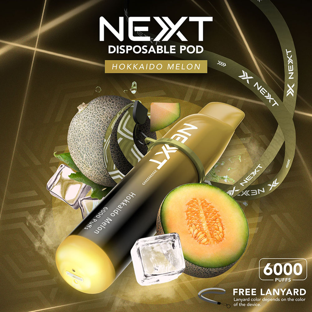 NEXT 6000 Puffs Hokkaido Melon เมล่อนฮอกไกโด