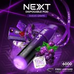 NEXT 6000 Puffs Sugus Grape ซูกัสองุ่น
