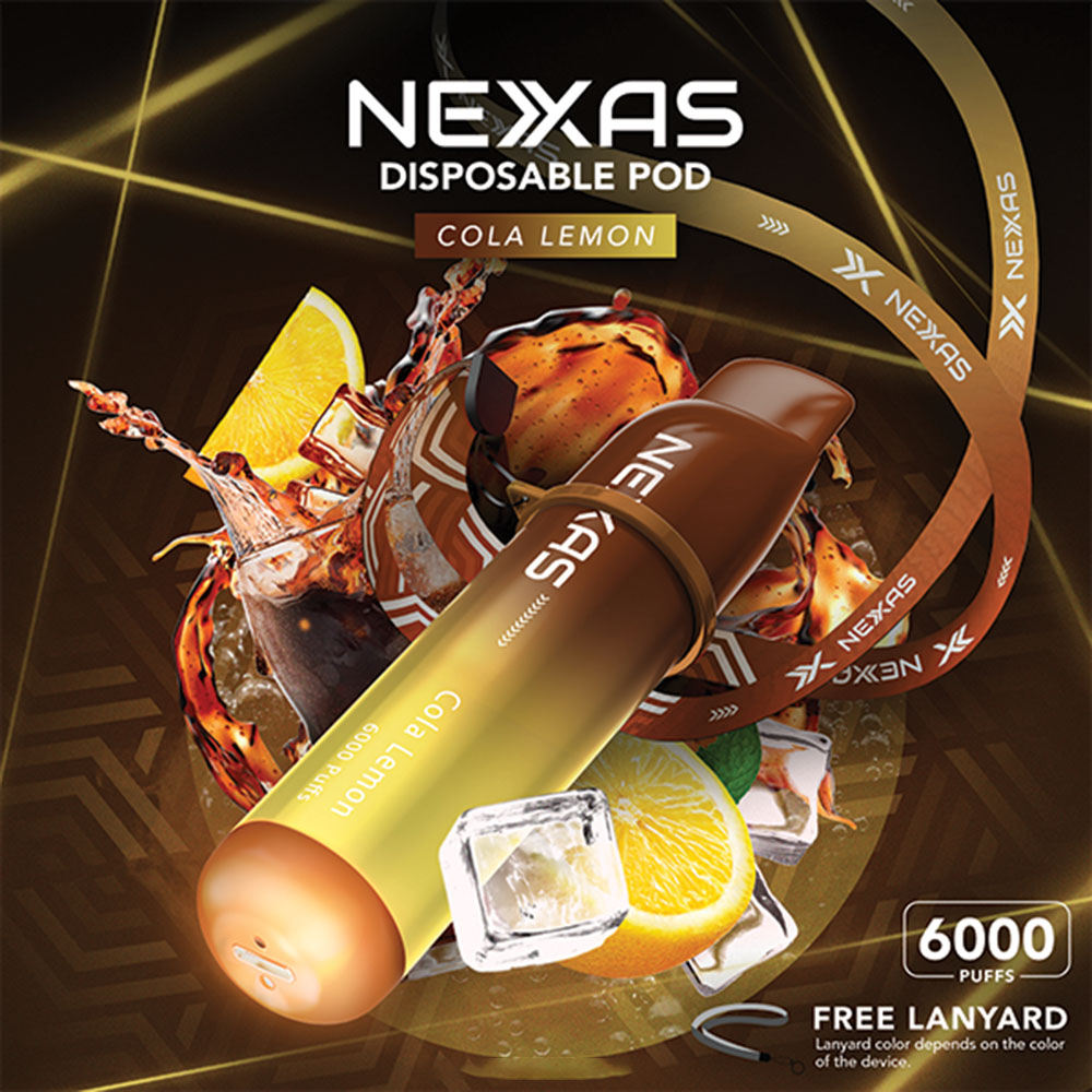 NEXT 6000 Puffs Cola Lemon โคล่าเลมอน