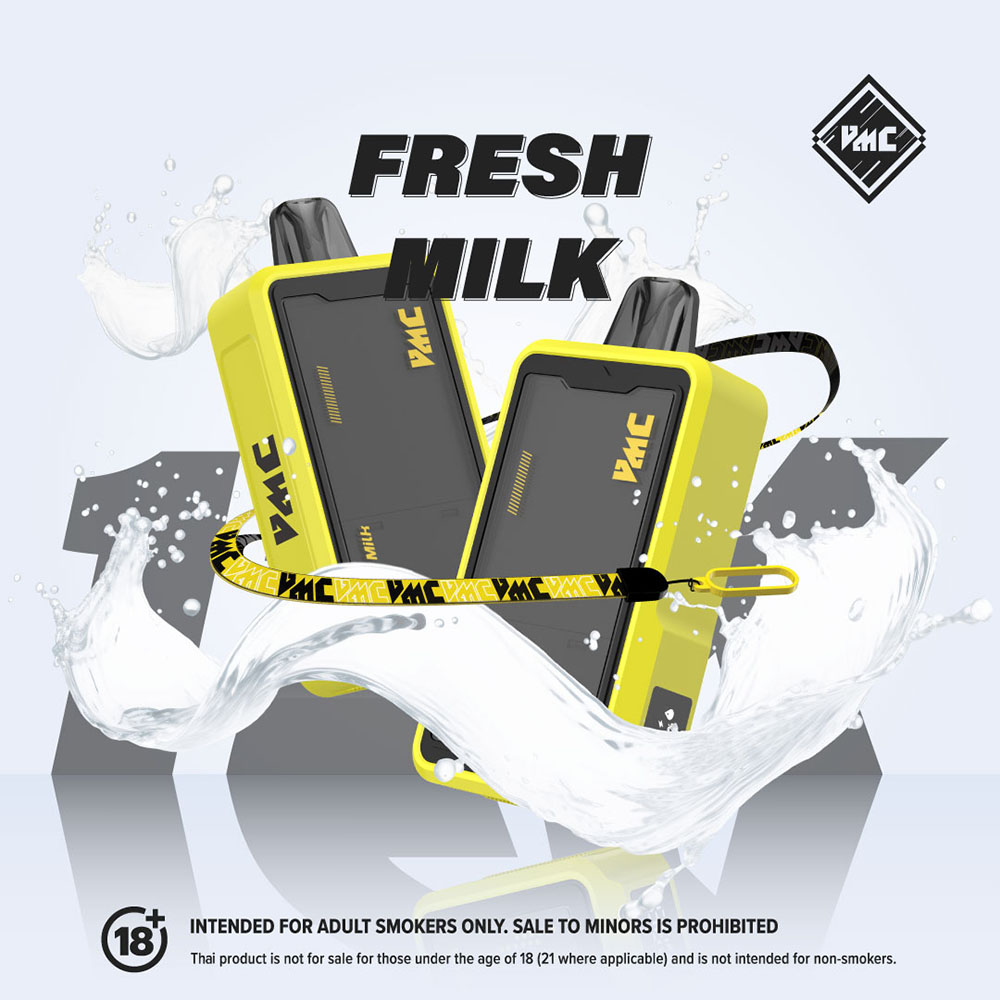 VMC 12000 Puffs Fresh Milk นมสด