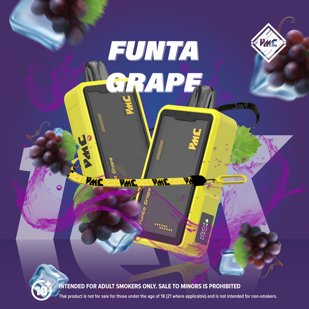 VMC 12000 Puffs Funta Grape แฟนต้าองุ่น