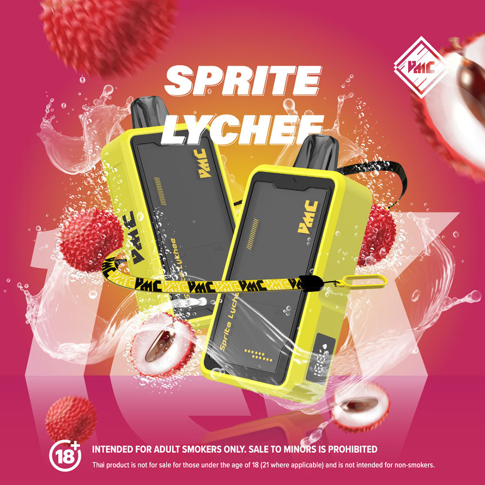 VMC 12000 Puffs Sprite Lychee สไปรท์ลิ้นจี่