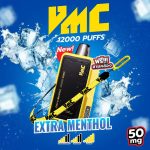 VMC 12000 Puffs Extra Menthol Nic50 เอ็กซ์ตร้าเมนทอล Nic50