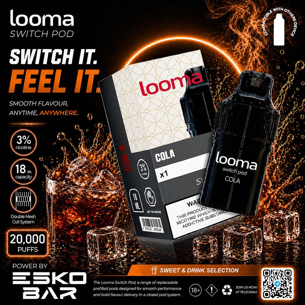 Looma Switch Pod 20K Cola - โคล่า
