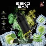 หัวพอต ESKOBAR Switch 20000 Puffs รส Apple Aloe แอปเปิ้ล อะโล