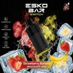 หัวพอต ESKOBAR Switch 20000 Puffs รส Strawberry Banana สตรอว์เบอร์รี่ กล้วย