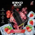 หัวพอต ESKOBAR Switch 20000 Puffs รส Strawberry สตรอว์เบอร์รี่