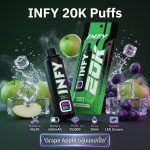 INFY 20K Puffs เป็นพอตใช้แล้วทิ้งชาร์จได้ที่เหมาะกับคนอยากได้เครื่องเดียวใช้งานยาว