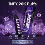 INFY 20K Puffs เป็นพอตใช้แล้วทิ้งชาร์จได้ที่เหมาะกับคนอยากได้เครื่องเดียวใช้งานยาว