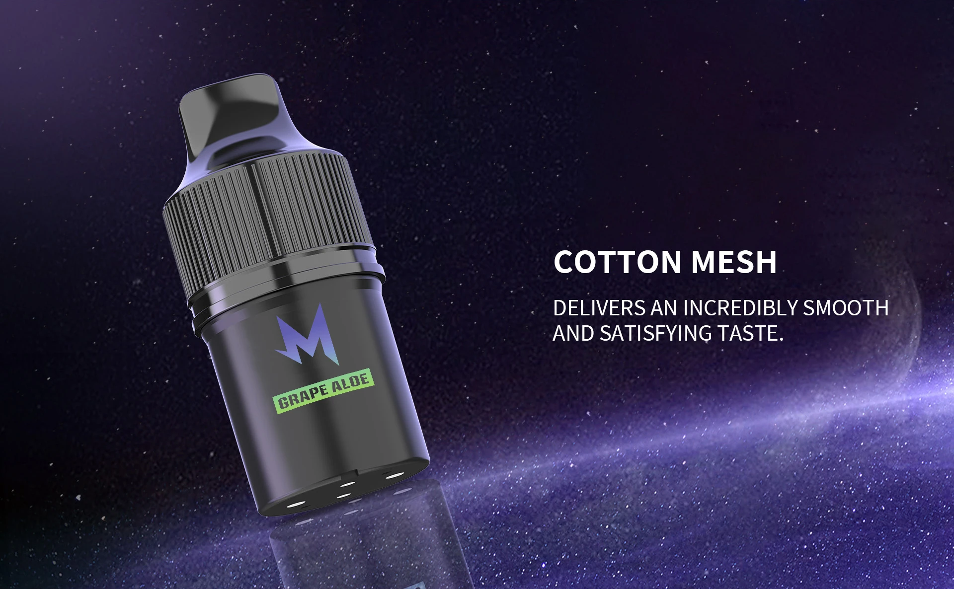 หัวพอต M Switch 15000 Puffs ระบบ Cotton Mesh