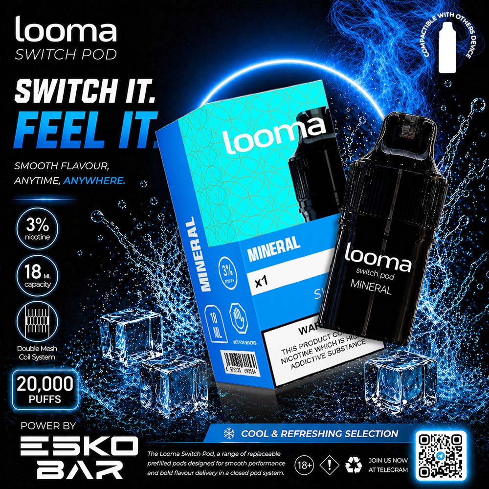 Looma Switch Pod 20K Mineral - น้ำแร่