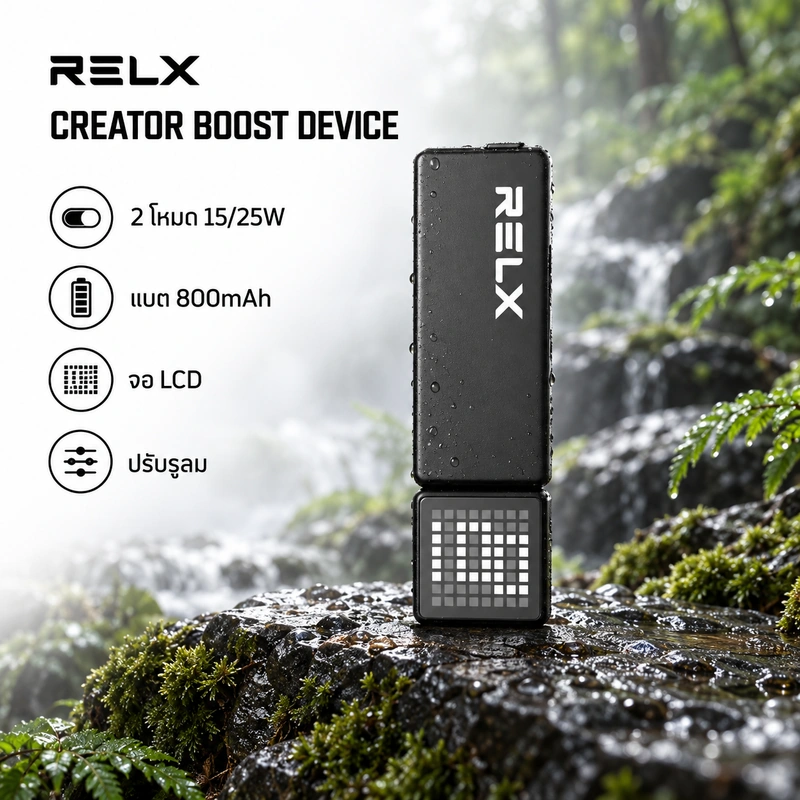 Relx Creator Device Black เครื่องเปล่าดำ