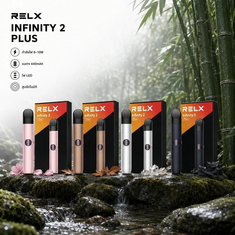 RELX Infinity 2 Plus Device หน้าปก รวม 6 สี