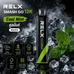 RELX SMASH GO 12K กลิ่น Cool Mint คูลมิ้นต์ Nic5%