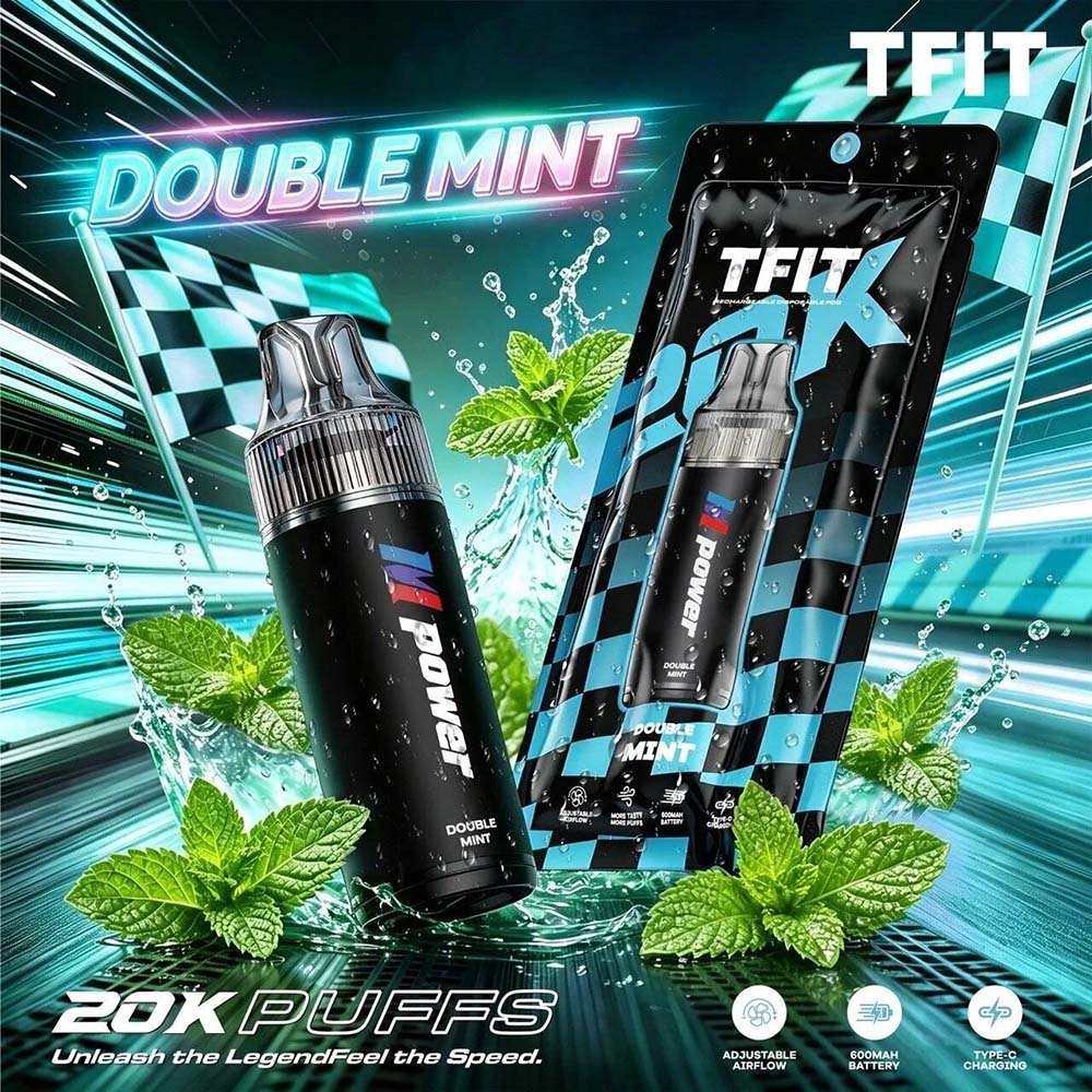 TFIT M Power 20K พอตใช้แล้วทิ้ง 20,000 คำ ปรับรูลมได้