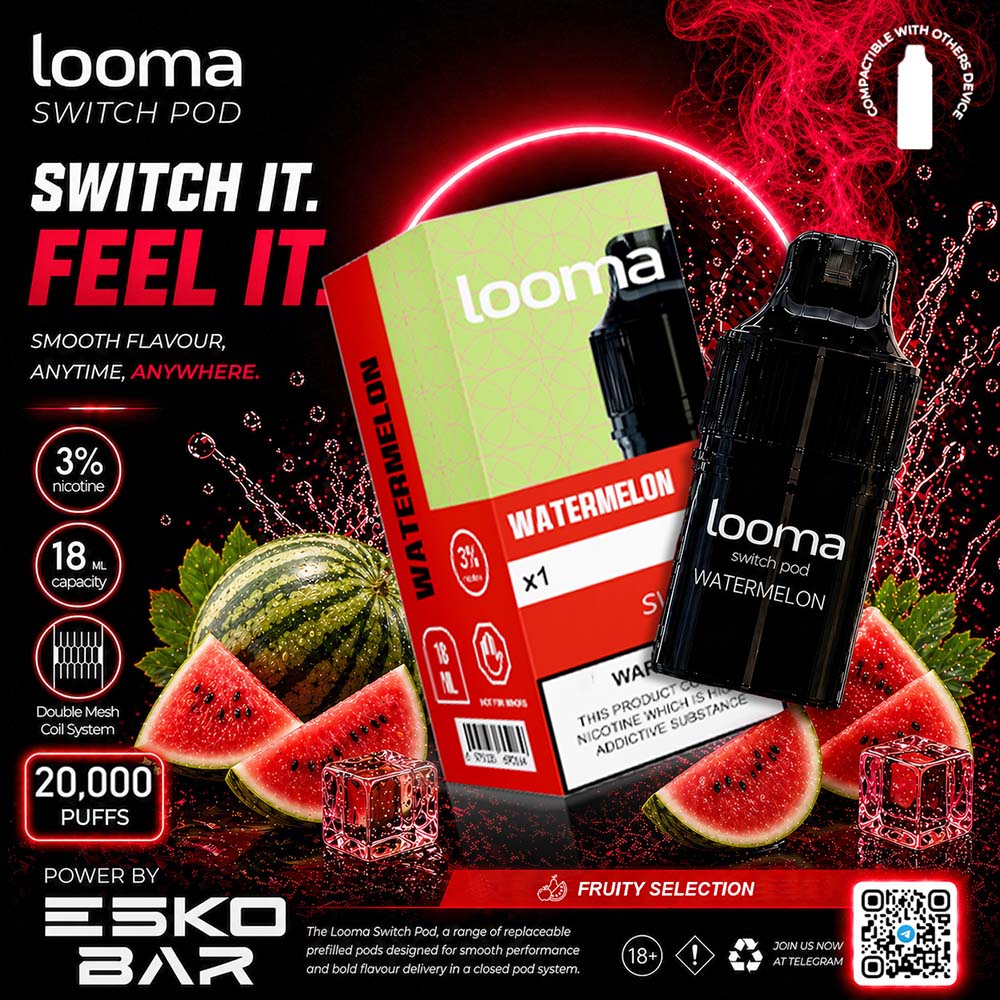 Looma Switch Pod 20K Watermelon - แตงโม