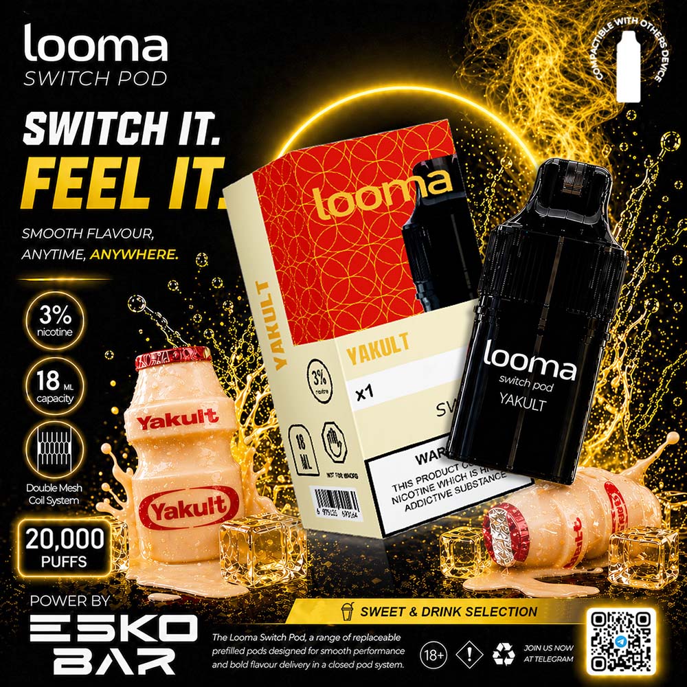 Looma Switch Pod 20K Yakult - ยาคูลท์