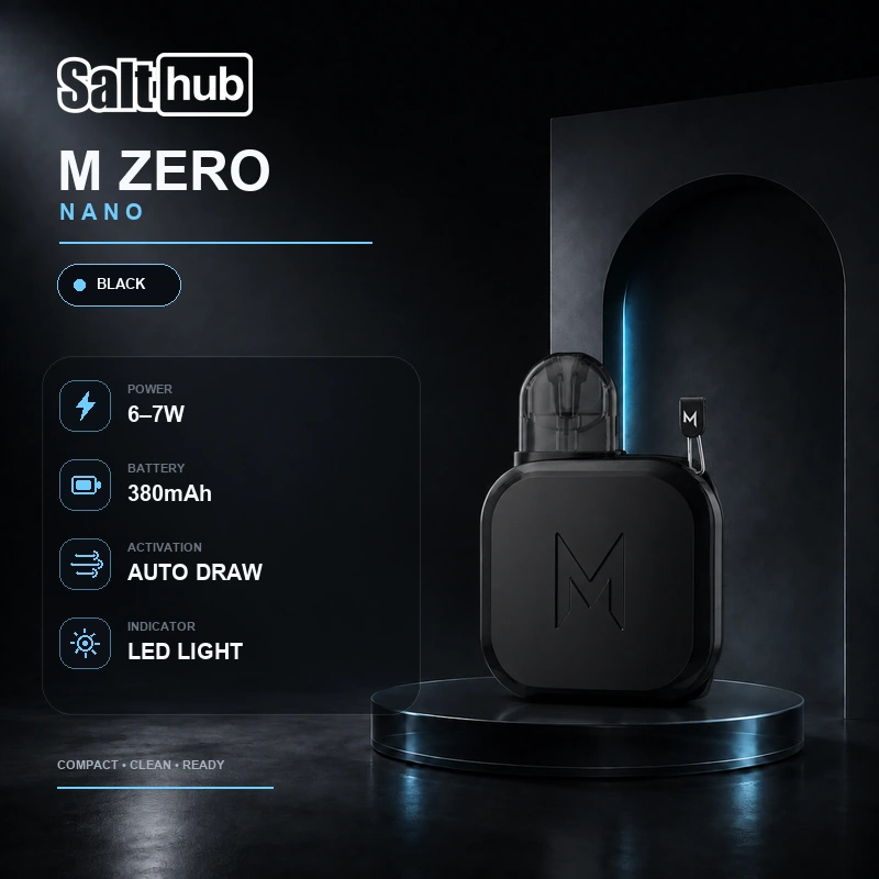 M ZERO NANO Close System Pod สี Black สีดำ