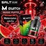 หัวพอต M Switch 15000 Puffs Watermelon - แตงโม