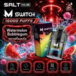 หัวพอต M Switch 15000 Puffs Watermelon Bubblegum - หมากฝรั่งแตงโม