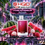 HQD Nook 600 Puffs กลิ่น Lychee Watermelon ลิ้นจี่ แตงโม