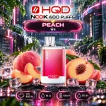HQD Nook 600 Puffs กลิ่น Peach พีช