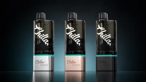 Chillax Infinite 25000 Full Kit สีเงิน สีโรสโกลด์ และสีดำ