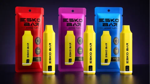 รีวิว ESKO Bar 20000 Puffs พร้อมตัวเครื่องและแพ็กเกจหลายสี