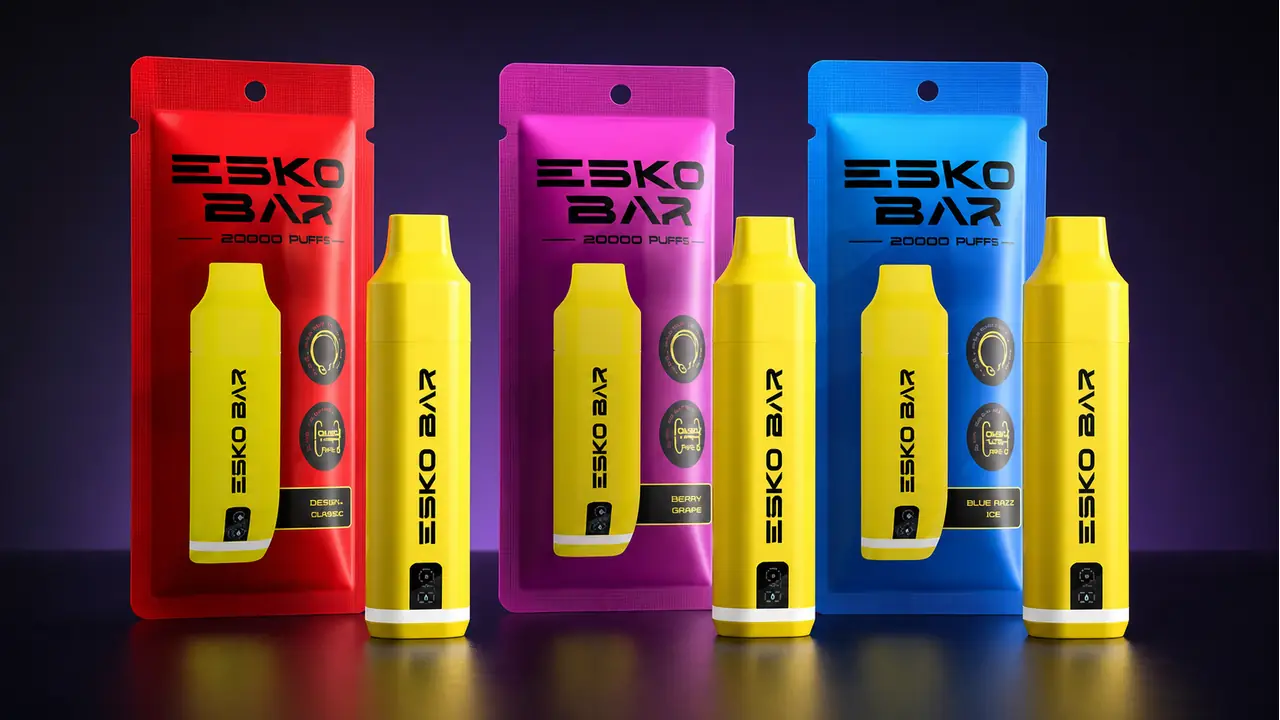 รีวิว ESKO Bar 20000 Puffs พร้อมตัวเครื่องและแพ็กเกจหลายสี