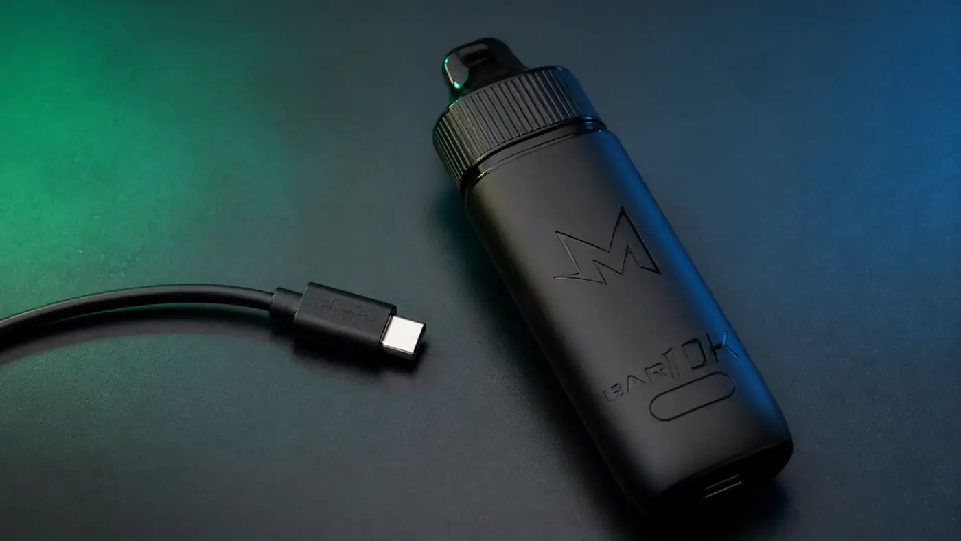 M Bar 10K แบตเตอรี่ 600mAh พร้อมสายชาร์จ USB Type-C
