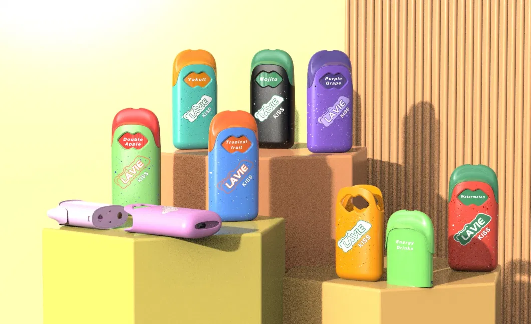 Lavie Kiss 8000 Puffs Kit รายละเอียดตัวเครื่องและหัวพอต
