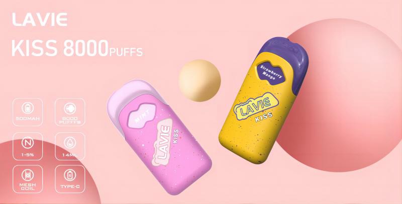 Lavie Kiss 8000 Puffs Kit ขนาดและการใช้งาน