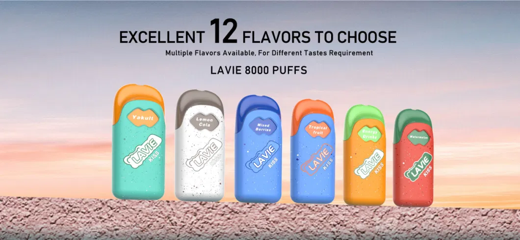Lavie Kiss 8000 Puffs Kit หัวพอตเปลี่ยนได้