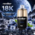 NexBar CLEAR 18K Blueberry Ice - บลูเบอร์รี่เย็น พอตใช้แล้วทิ้ง WOTOFO